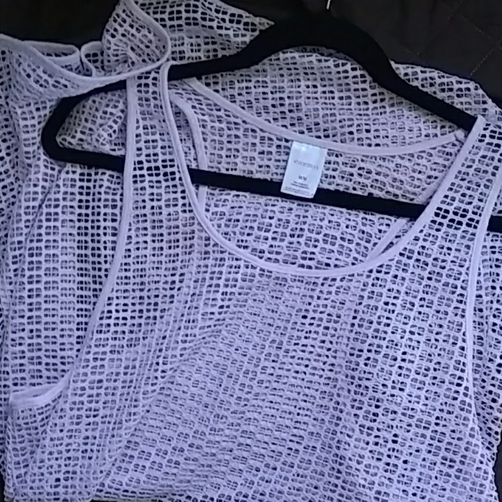 Classic light purple swim cover up - Picture 3 of 4